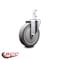 Service Caster 5 Inch Thermoplastic Rubber Wheel Swivel 7/8 Inch Square Stem Caster SCC SCC-SQ20S514-TPRB-78 - alternate 4